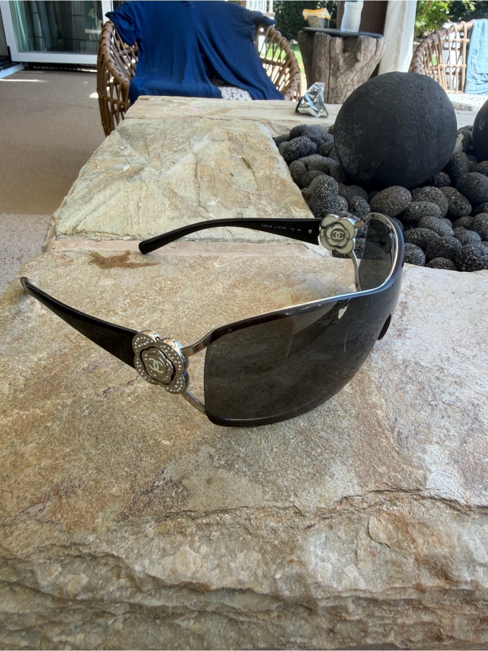 Chanel Black 4164-B Sunglasses - Picture 2 of 8
